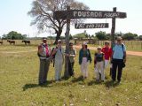 viventura Pantanal Die Gruppe vor der Pousada
