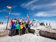 viventura Salar de Uyuni bolivia salt lake uyuni vivideo 552 - Flags of the Rally of Dakar in the Salt Flats of Uyuni, Bolivia