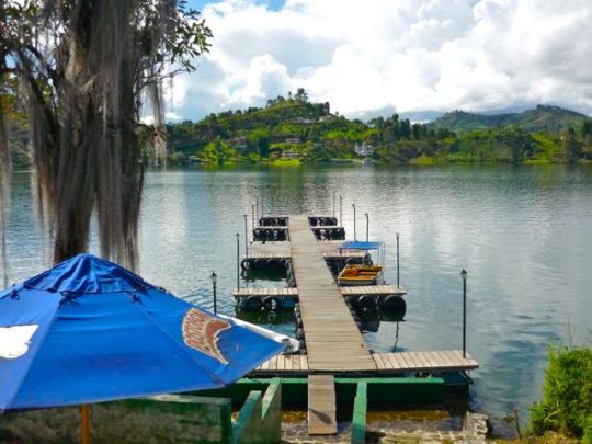 Guatape dock Guatape dock